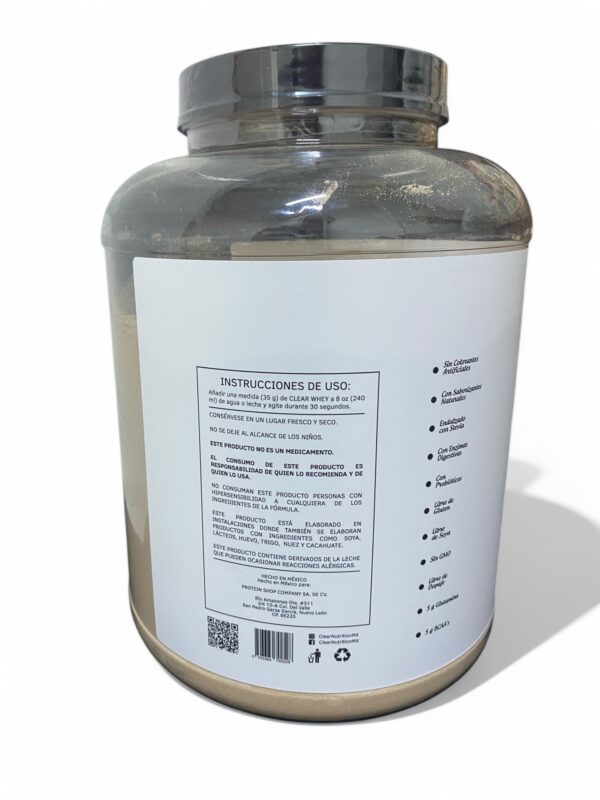 CLEAR WHEY SUPLEMENTO ALIMENTICIO CHOCOLATE GOURMET2.227kg - Image 3